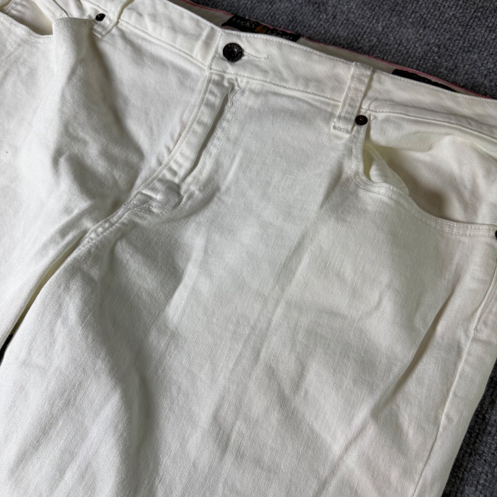 Lucky Brand Ginger Capri White Jeans Women‎ Size XX